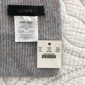 J. Crew ribbed scarf in super soft yarn